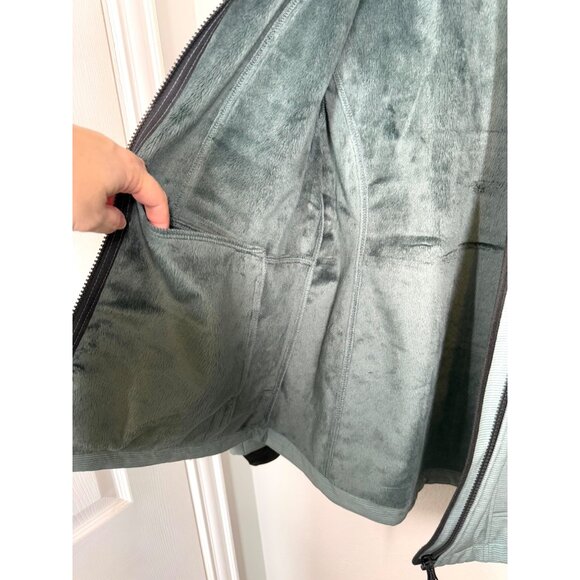 Free Country Olive Tree Jacket Womens size L Faux Fur Lining Lt Green Mid Weight - Picture 6 of 13